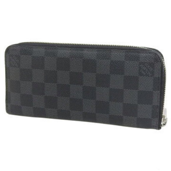 Louis Vuitton Vertical Graphite bag Zippy Damier Wallet Black - Picture 1 of 7